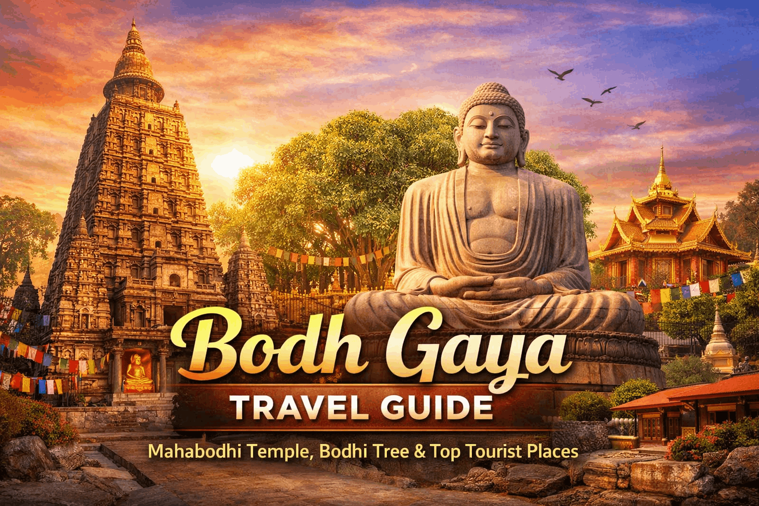 Bodh Gaya Travel Guide | Mahabodhi Temple, Bodhi Tree & Top Tourist Places