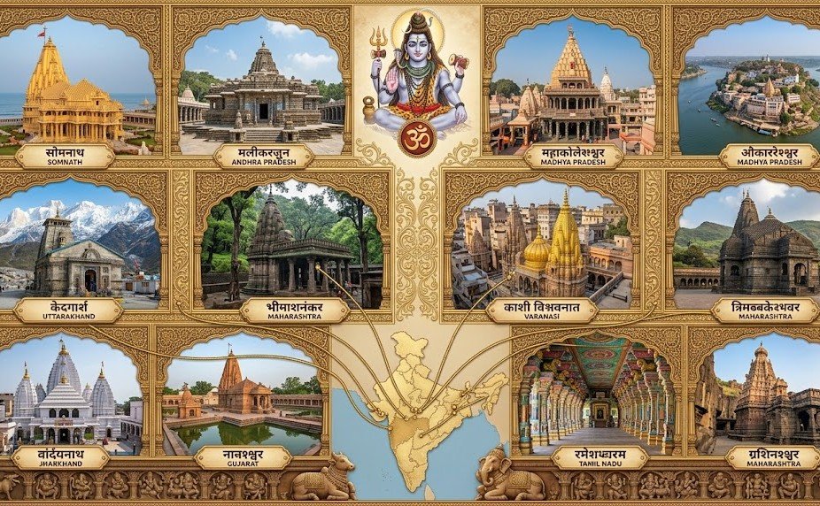 12 Jyotirlinga Temples in India &mdash; Complete Travel Guide with How to Reach